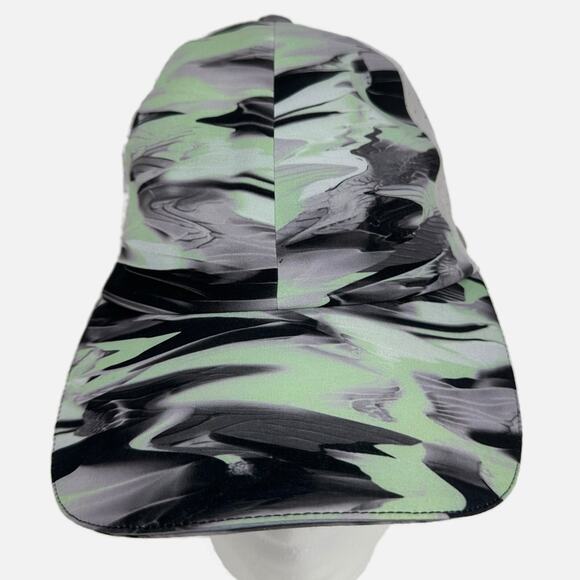 Lululemon Fast and Free Run Hat with Vent - Mint Gray Black Paint Glide - Picture 3 of 8